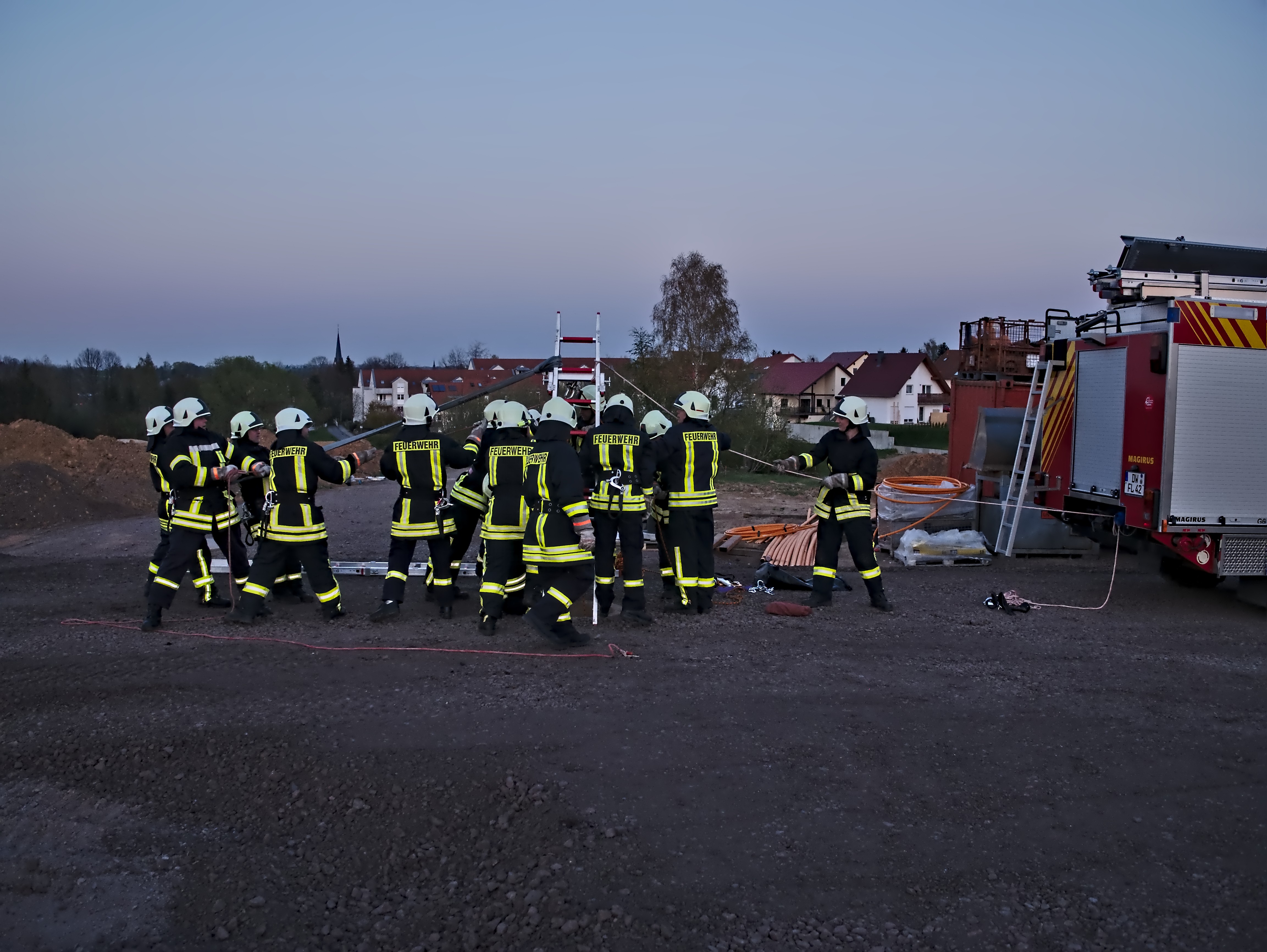 Feuerwehrdienst in Wilsdruff