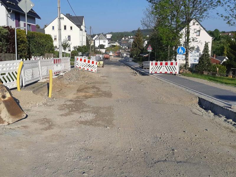 Eiffage Infra-Ost Ausbau der Chemnitzer Straße in Gornau 2. Bauabschnitt